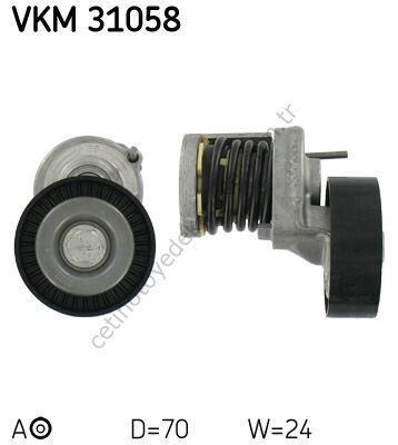 V KAYISI GERGISI KOMPLE VOLKSWAGEN AMAROK 10- CADDY 11- CRAF  . VKM31058
